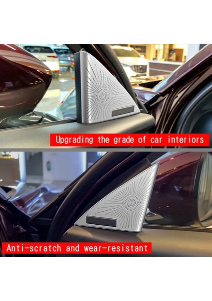 Araba Bir Sütun Ses Ses Hoparlörü Kapak Kapısı Hoparlör Kalıp Trim Mazda Cx-80 CX80 Aksesuarlar 2024 Siyah (Yurt Dışından) indirimleri