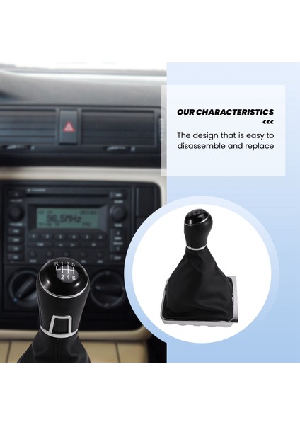 Volkswagen Passat B6 2005-2012 Için Yeni Manuel Vites Kol Kolu Vites Kolu Toz Kapağı 6 Hız (Yurt Dışından) fırsatları