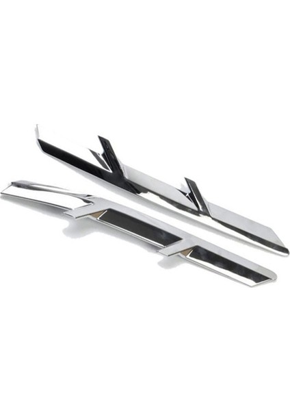 Yan Çamurluk Hava Havalandırma Kapağı Trim Köpekbalığı Gills Chevrolet Için Yan Havalandırma Sticker Corvette C7 2014-2019 Elektraplama Renk (Yurt Dışından) fırsatları