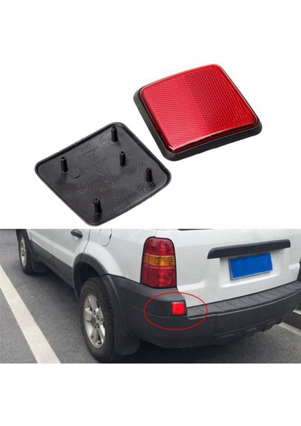 2x Araba Sol Arka Tampon Reflektörü Ford Escape Için Arka Tampon Işığı Kuga Maverick 2005 2006 2007 5L8Z17808BA (Yurt Dışından) modelleri