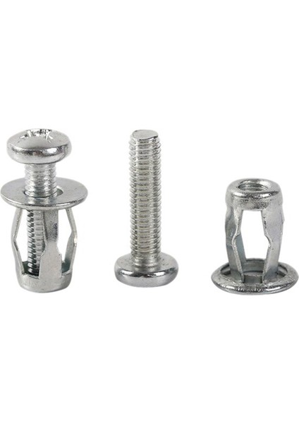 60 Pcs M6X25 Jack Fındık Araç Metal Vidalı Taç Pety Fındık Ile Ile Duvar Demir Cilt (Yurt Dışından) fiyatları
