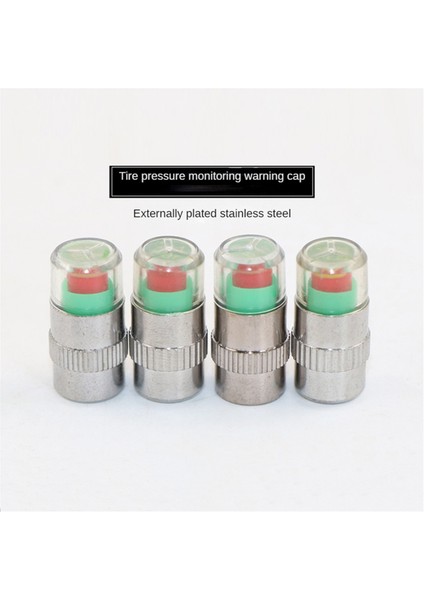 4pc Araç Lastik Basıncı Göstergesi Lastik Basınç Göstergesi Gösterge Uyarısı Izleme Valf Kapağı Sensörü Harici Valf Algılama (Yurt Dışından)