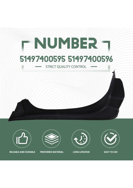 1paır Bmw 5 &#39;m5 G30 G38 2017-2020 51497400595 51497400596 Boot Trim Element (Yurt Dışından) fırsatları