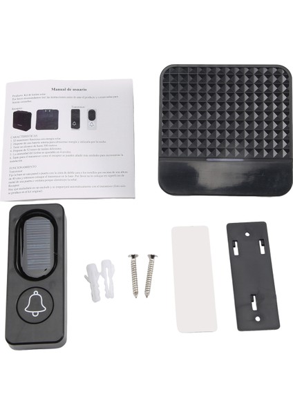 300M Uzunluğundaki Güneş Enerjisi Kablosuz Su Geçirmez Kapı Zili Işık Kontrol Sensörü Verici+ Alıcı Kapı Çan Seti (Abd Fişi) (Yurt Dışından) modelleri