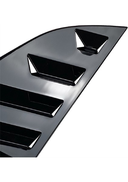 Volkswagen Polo Mk6 Polo 2018-2023 Için Araba Parlak Siyah Arka Pencere Panjur Kapağı Kaplaması (Yurt Dışından) fırsatları