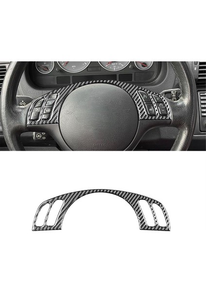 Bmw Için Karbon Fiber X5 E53 2000-2006 Araç Direksiyon Düğmeleri Kapak Döşeme Iç Aksesuarlar (Yurt Dışından) fırsatları