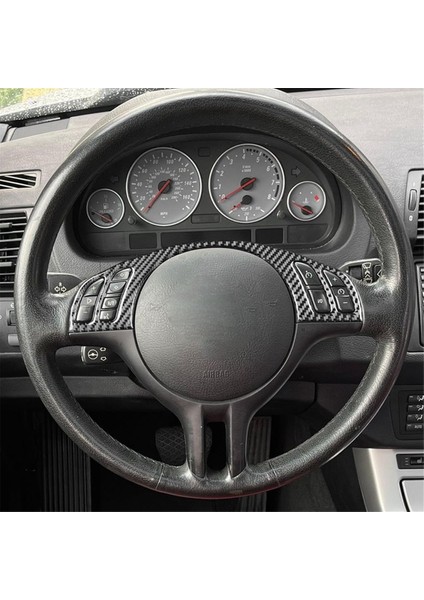Bmw Için Karbon Fiber X5 E53 2000-2006 Araç Direksiyon Düğmeleri Kapak Döşeme Iç Aksesuarlar (Yurt Dışından) indirimleri