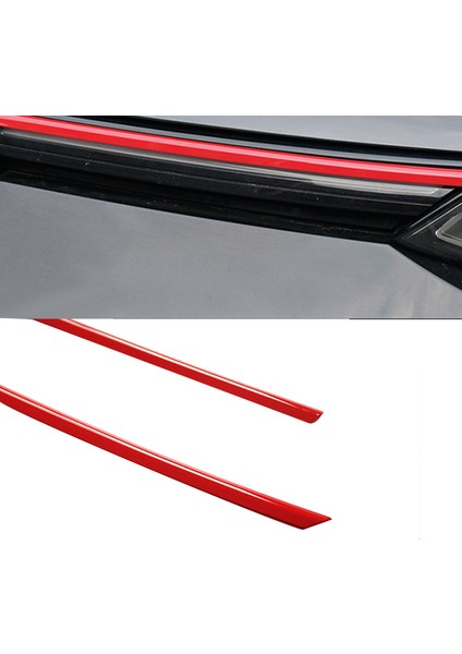 Kırmızı Araba Ön Tampon Izgara Dekorasyon Şeridi Kapağı Golf Için 8 Mk8 2020 2021 (Yurt Dışından) modelleri