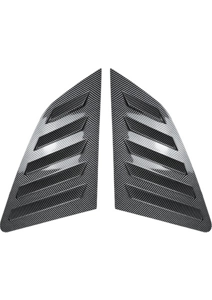 Araba Arka Üçgen Pencere Panjur Panjurları Panjurlar Audi A3 S3 8V Hatchback 2014-2020 Karbon Fiber Rengi (Yurt Dışından)