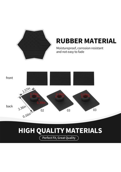 Araba Arka Kapı Bagaj Kapağı Kauçuk Fiş Su Geçirmez Fişler Jeep Wrangler Jl 2018-2025 Yedek Lastik Fişleri Parçaları (Yurt Dışından) modelleri