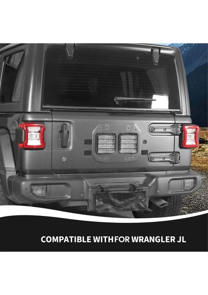 Araba Arka Kapı Bagaj Kapağı Kauçuk Fiş Su Geçirmez Fişler Jeep Wrangler Jl 2018-2025 Yedek Lastik Fişleri Parçaları (Yurt Dışından) indirimleri