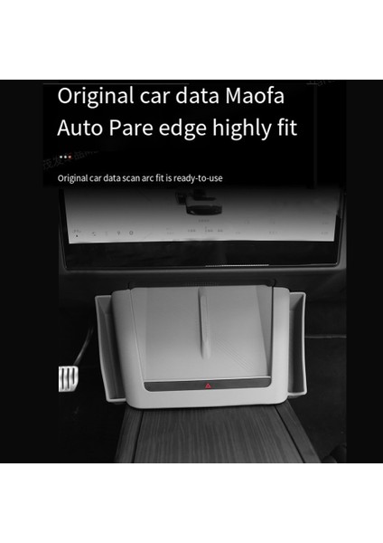 Tesla Model x S Mat Merkez Konsolu Için Merkezi Kontrol Saklama Kutusu Kablosuz Şarj Cihazı Mat Gri (Yurt Dışından) modelleri