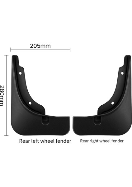 Kia Niro Ev Hybrid 2023 2024 Çamurlu Çamur Fleps Splash Gardiyanlar Ön Arka Tekerlekler Çamurluk Araç Aksesuarları 4 Pcs (Yurt Dışından) fırsatları