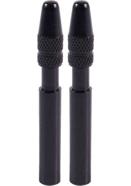 2 x Bisiklet 40MM Presta Valf Lastik Lastik Uzatma Kapağı Kapak Adaptörü Siyah (Yurt Dışından)