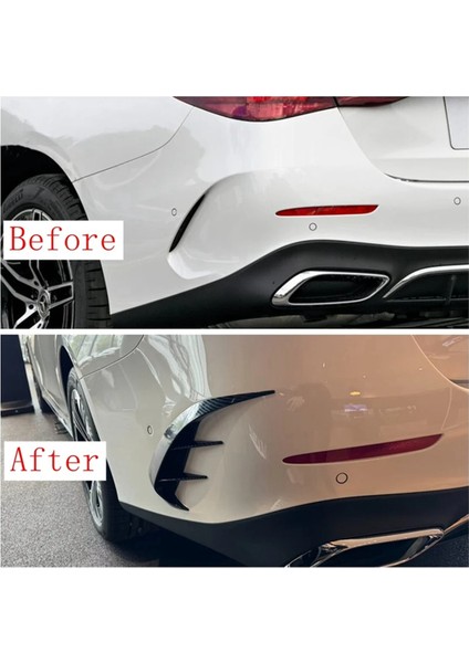 Arka Tampon Spoiler Alt Yan Hava Havalandırma Çerçevesi Kapak Mercedes Benz E Sınıfı W214 2024 Aksesuarlar (Yurt Dışından) fırsatları