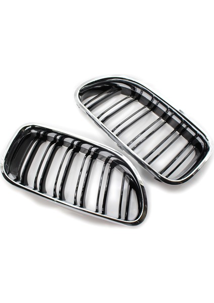 Bmw 6 Serisi F06 F12 F13 Krom+Siyah Için Ön Böbrek Çift Hat Izgara Spor Izgara Yedek (Yurt Dışından) fırsatları