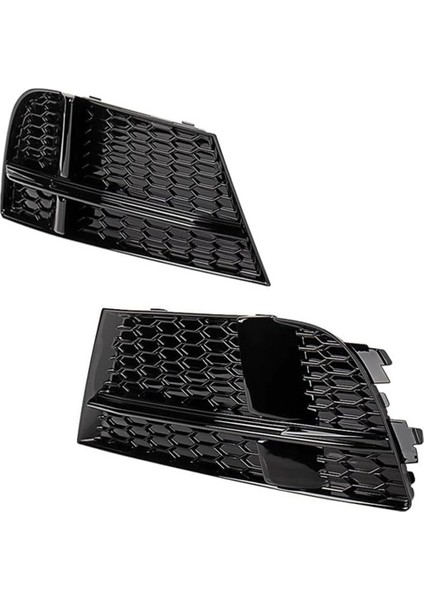 Ön Tampon Izgara Ekler Audi A3 S3 2017-2019 Için Sis Lambası Kapağı 8V3807681AB 8V3807682AB Değiştir (Yurt Dışından) modelleri