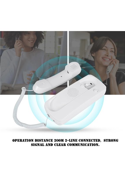 Yeni Sesli Walkie Tallie Vitual Olmayan Walkie Talkie Kablolu Iki Yolu Intercom Doorphone Audio Villa Ev Ofisi Evde Olmayan (Yurt Dışından) indirimleri