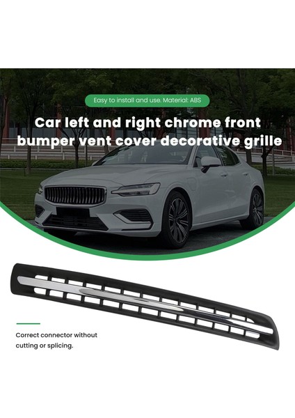 30790053 30790054 Araba Sol Sağ Krom Ön Tampon Hava Havalandırma Kapağı Kaplama Volvo Için Izgara XC90 2007-2014 (Yurt Dışından) indirimleri