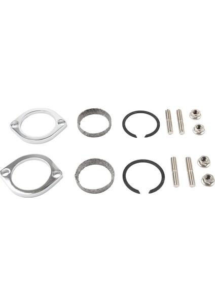 Egzoz Flanş Takım Kiti Flanşlar Contalar C-Clips Fındıklar Harley Softail Sportster Dyna Touring 30-0205 (Yurt Dışından) fırsatları