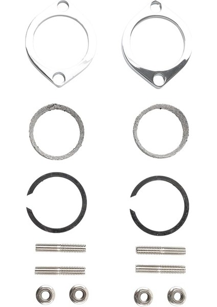 Egzoz Flanş Takım Kiti Flanşlar Contalar C-Clips Fındıklar Harley Softail Sportster Dyna Touring 30-0205 (Yurt Dışından) indirimleri