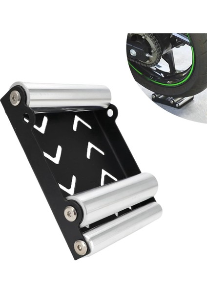 Motosiklet Lastiği Tekerlek Temizlik Braketi Stand Evrensel Zincir Temiz Silindir Rampa Asansör Alüminyum (Yurt Dışından) modelleri