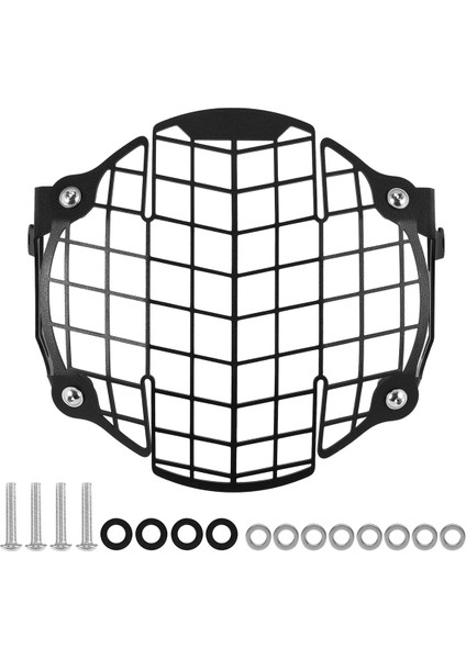 Motosiklet Far Guard Grille Grill Kapak Koruyucu Royal Enfield Himalayan 2016-2020 (Yurt Dışından)
