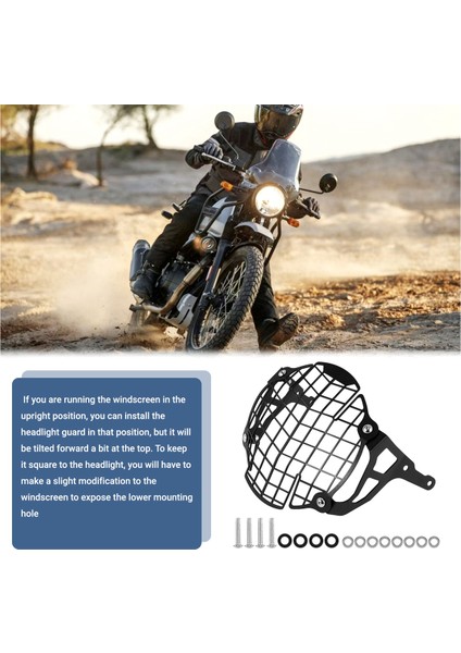 Motosiklet Far Guard Grille Grill Kapak Koruyucu Royal Enfield Himalayan 2016-2020 (Yurt Dışından) indirimleri