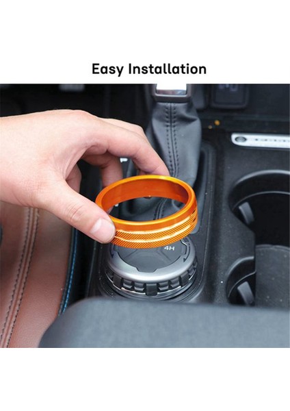 6pcs Klima Radyosu 4WD Far Düğmesi Yüzüğü Klima Kontrol Anahtarı Dekoratif Halka Trim Ford Bronco Için 21-23 (Yurt Dışından) fırsatları