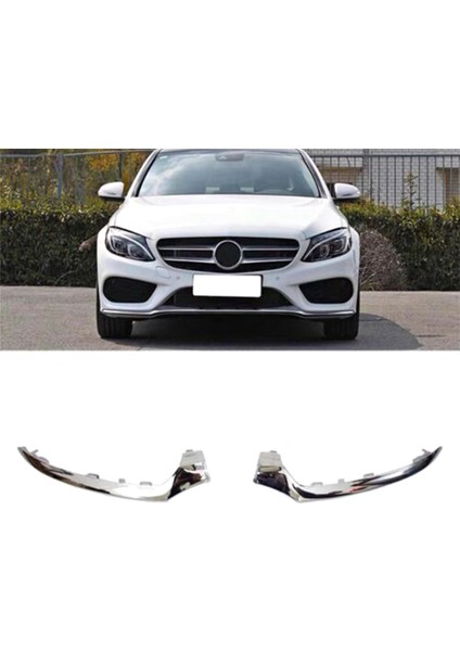 3x Sol ve Sağ Ön Tampon Dudak Spoiler Mercedes C Sınıfı W205 C180 C200 A205851374 A2058851474 (Yurt Dışından)