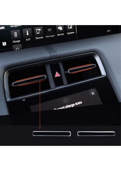 Porsche Için Taycan 9j1 2019-2024 Orta Klima Havalandırma Doğru Koşu Parçası Çıkış Ayarlama Melesi (Yurt Dışından) modelleri