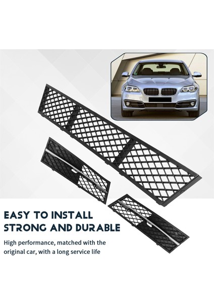 Araba Ön Tampon Alt Grill Set Merkezi Sol For Bmw 5 Serisi F10 F11 10-13 51117200699 51117200700 51117285950 (Yurt Dışından) indirimleri