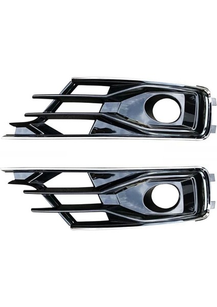Ön Sis Fark Çerçeve Sis Lambası Izgara Kapağı Audi A6L C7 2016-2018 4G0807647A 4G0807648A (Yurt Dışından) fırsatları