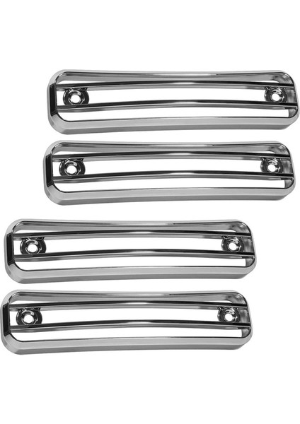 Hummer H2 2003-2009 Aksesuarları Için Yan Marker Koruma Trim Yan Işık Koruyucu Kapak - 4 Paket (Yurt Dışından)