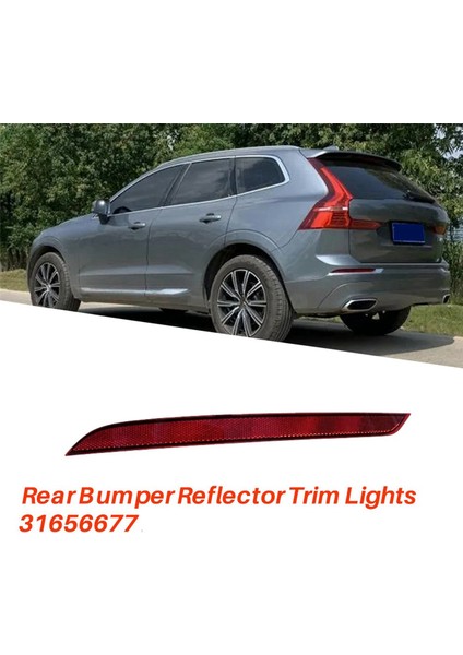 Volvo XC60 2018-2023 Fren Reflektörü Uyarı Işıkları Plakası Için 2x Sol Arka Tampon Reflektör Trim Lambası 31656677 (Yurt Dışından) fiyatları