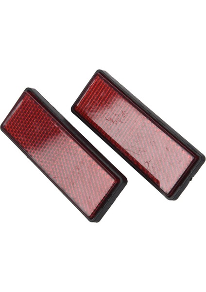 4 Adet Motosiklet Için Evrensel Kırmızı Reflektörler Atv Bisikletleri Kir Bisikletler, 2 Pcs Yuvarlak &amp; 2 Pcs Dikdörtgen (Yurt Dışından) fırsatları