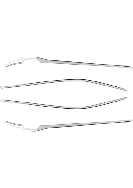 Toyota Alphard/vellfire Için 40 Serisi 2023+ Bagaj Anahtarı Trim Şeritler ve Bagaj Kapağı Düğmesi Tail Işık Parlak Şeritler (Yurt Dışından)