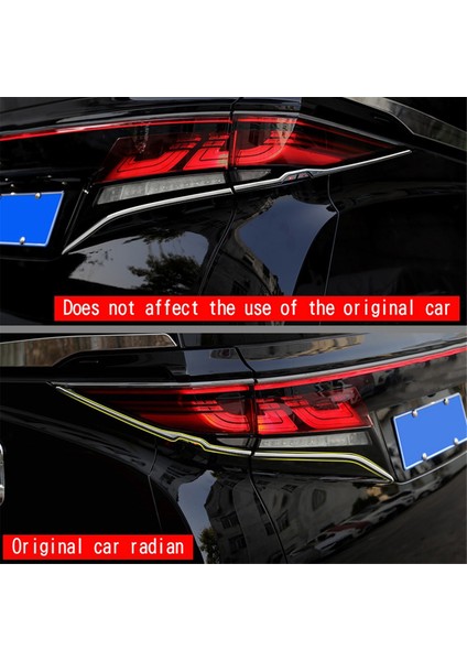 Toyota Alphard/vellfire Için 40 Serisi 2023+ Bagaj Anahtarı Trim Şeritler ve Bagaj Kapağı Düğmesi Tail Işık Parlak Şeritler (Yurt Dışından) modelleri