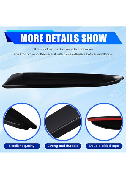 Ford Kuga Kaçış 13-19 Sol+Sağ Bagaj Kapağı Sızdırmazlık Süsleme Şerit Için 1paır Arka Ön Cam Pencere Contası Kapağı (Yurt Dışından) indirimleri