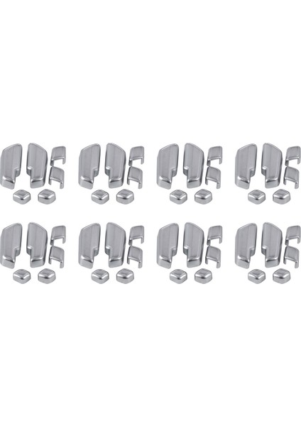 48PCS Krom Araba Kapısı Koltuk Ayar Düğmelerini Mercedes-Benz E Sınıf W204 W205 W212 W218 X204 X166 C E Glk Gl ml (Yurt Dışından)