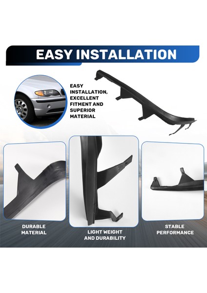 Araç Ön Far Kapağı Şerit Seti Trim Trim Far Sızdırmazlık Strip Conta Bmw E46 4 Kapı 325I 2002-2005 63126921859 63126921860 (Yurt Dışından) indirimleri