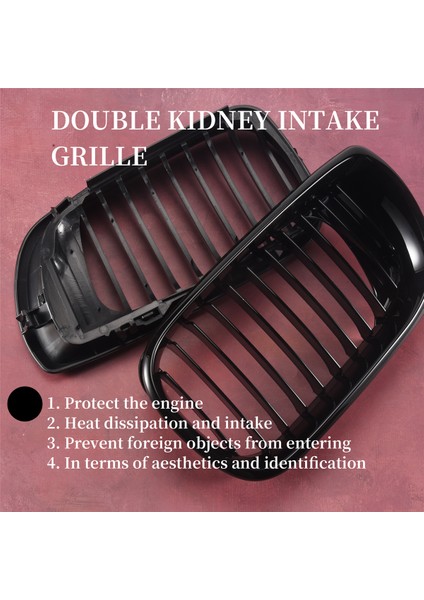 -Bmw E46 3 Serisi 2002-2005 4d Sedan 318I 320I 323I 328I Ön Tampon Grille (Yurt Dışından) indirimleri