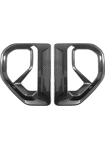 Araç Karbon Fiber Yaprak Kartı Yan Mark Yan Havalandırma Kapağı Ford Ranger 2023-2024 (Yurt Dışından)