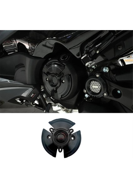 Motosiklet Çerçevesi Kaydırıcı Koruyucu Motor Stator Kapak Koruma Yamaha TMAX530 TMAX560 2020-2023 Aksesuarlar Siyah (Yurt Dışından) fiyatları