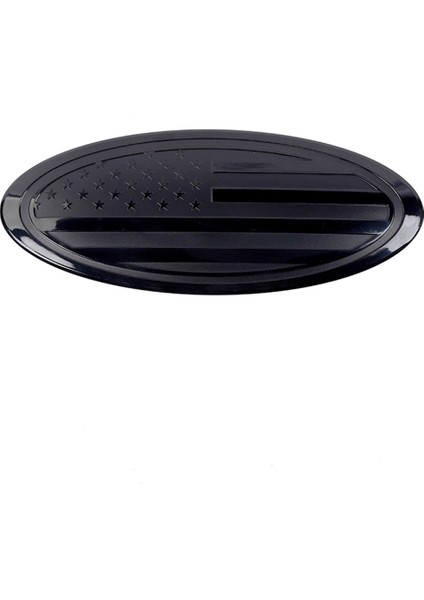 Ford Için Ön Izgara Arka Bagaj Kapısı Amblemi, 9.5 Inç Abd Bayrağı Amblem Logosu F150 Mustang Bronco, Abs Black (Yurt Dışından)