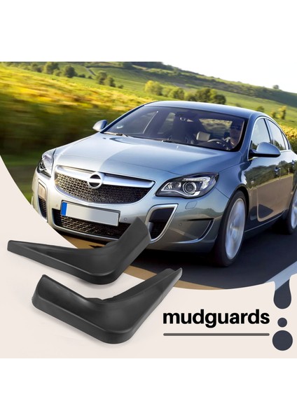4pcs Araba Çamurlar Sıçrama Muhafızları Çamur Flep Mudguards Çamur Fleps Vauxhall Opel Insignia 2008-2016 (Yurt Dışından) modelleri