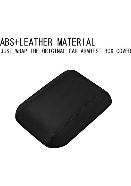 Toyota Prado LC250 2024 Siyah Için Araba Merkezi Konsol Koltuk Kutusu Kapak Koltuk Kutusu Pu Deri Paneller (Yurt Dışından) fırsatları