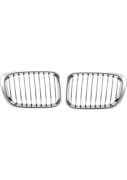 Bmw Için 2x Krom Ön Başlık Böbrek Izgara Izgara 1998-2001 E46 320I 323I 325I 328I 330I 4 Kapılı Sedan (Yurt Dışından)
