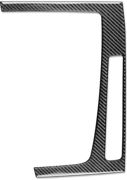 Audi Q5L Fy Sq5 2018-2024 Için Gerçek Karbon Fiber Lhd Merkez Konsol Dişli Paneli Dış Çerçeve Döşeme Çıkartma Çıkartma (Yurt Dışından)