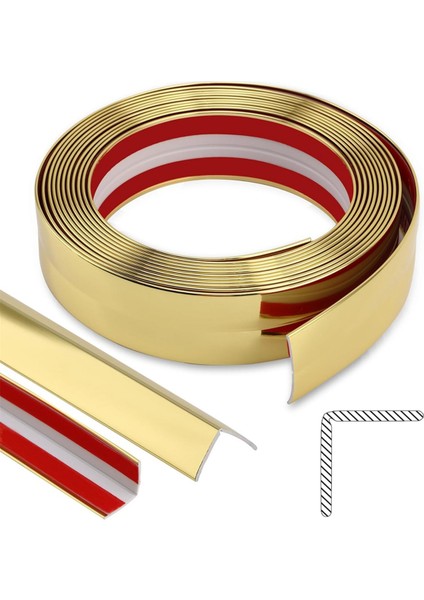 Parlak Çok Fonksiyonlu Kalıplama Döşeme, Soyun ve Duvar Tablosu Kenar Kapısı Çerçevesi Için Dış Köşe Korumalarının Içine Yapışır (Yurt Dışından)